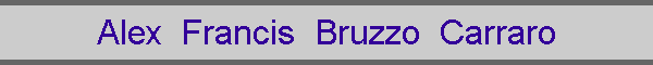 Alex  Francis  Bruzzo  Carraro